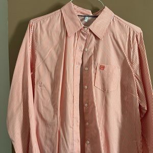 Cinch long sleeved western shirt. XL
